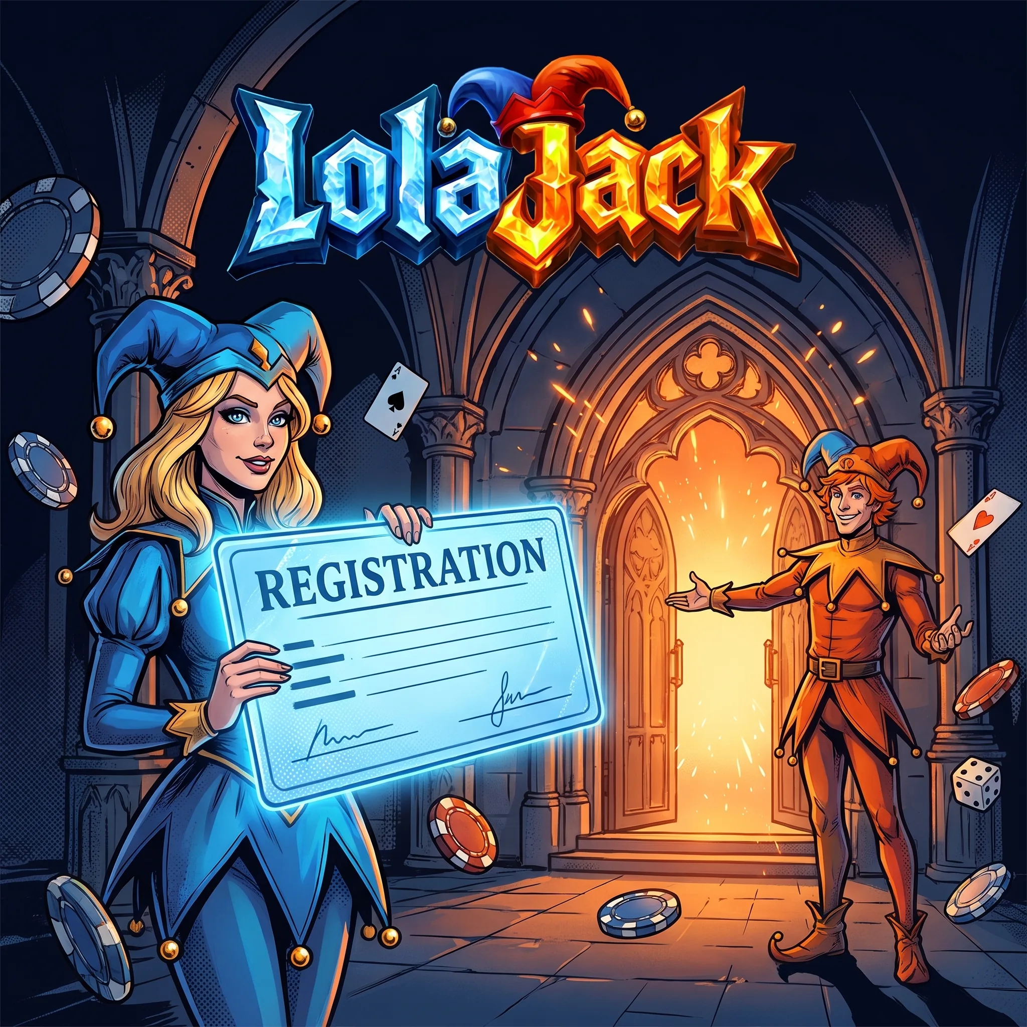 LolaJack registration pass illustration
